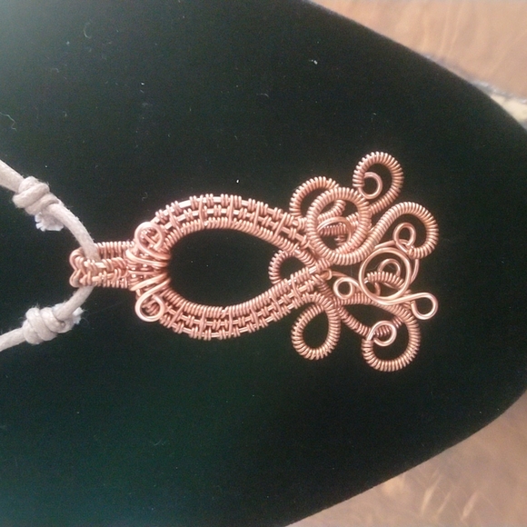 Copper Steampunk Octopus Necklace - Picture 2 of 4
